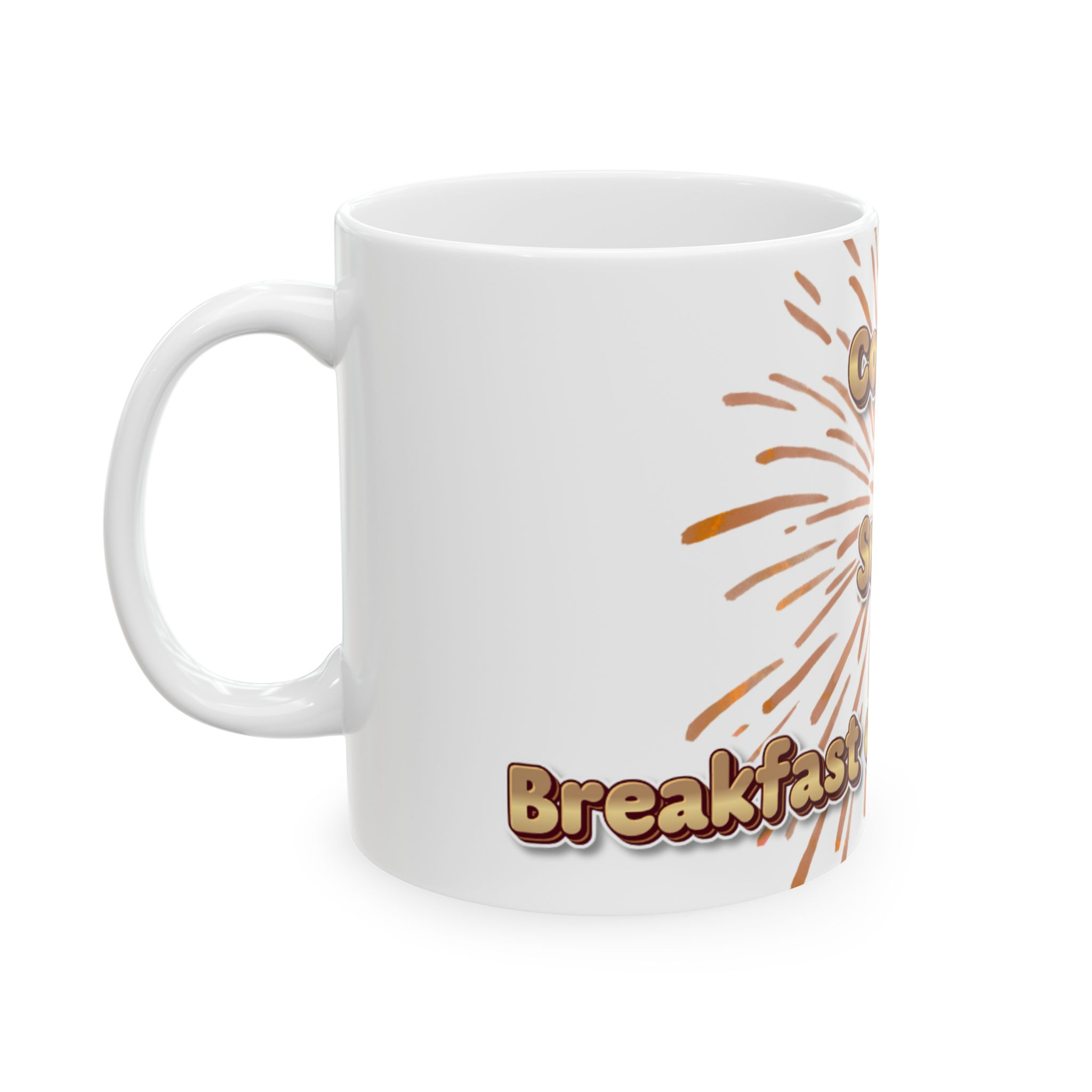 White Coffee and Smut Ceramic Mug, (11oz) - Image 2