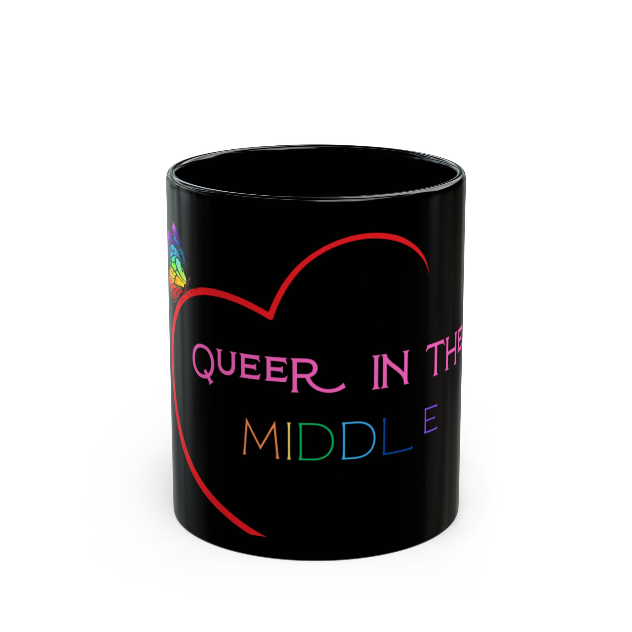 Black QITM Logo Mug (11oz, 15oz)