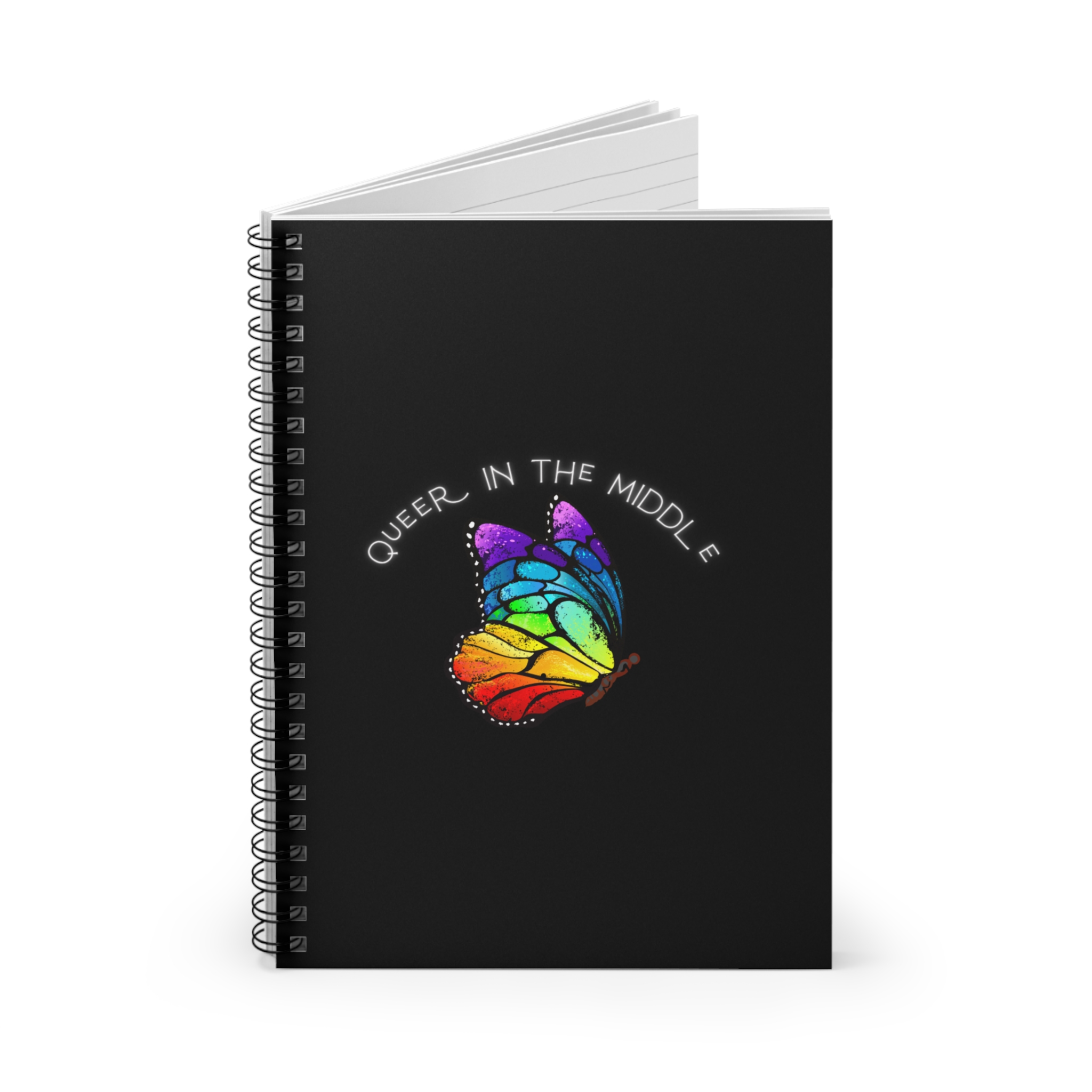 Black Logo Spiral Notebook - Ruled Line - Image 2