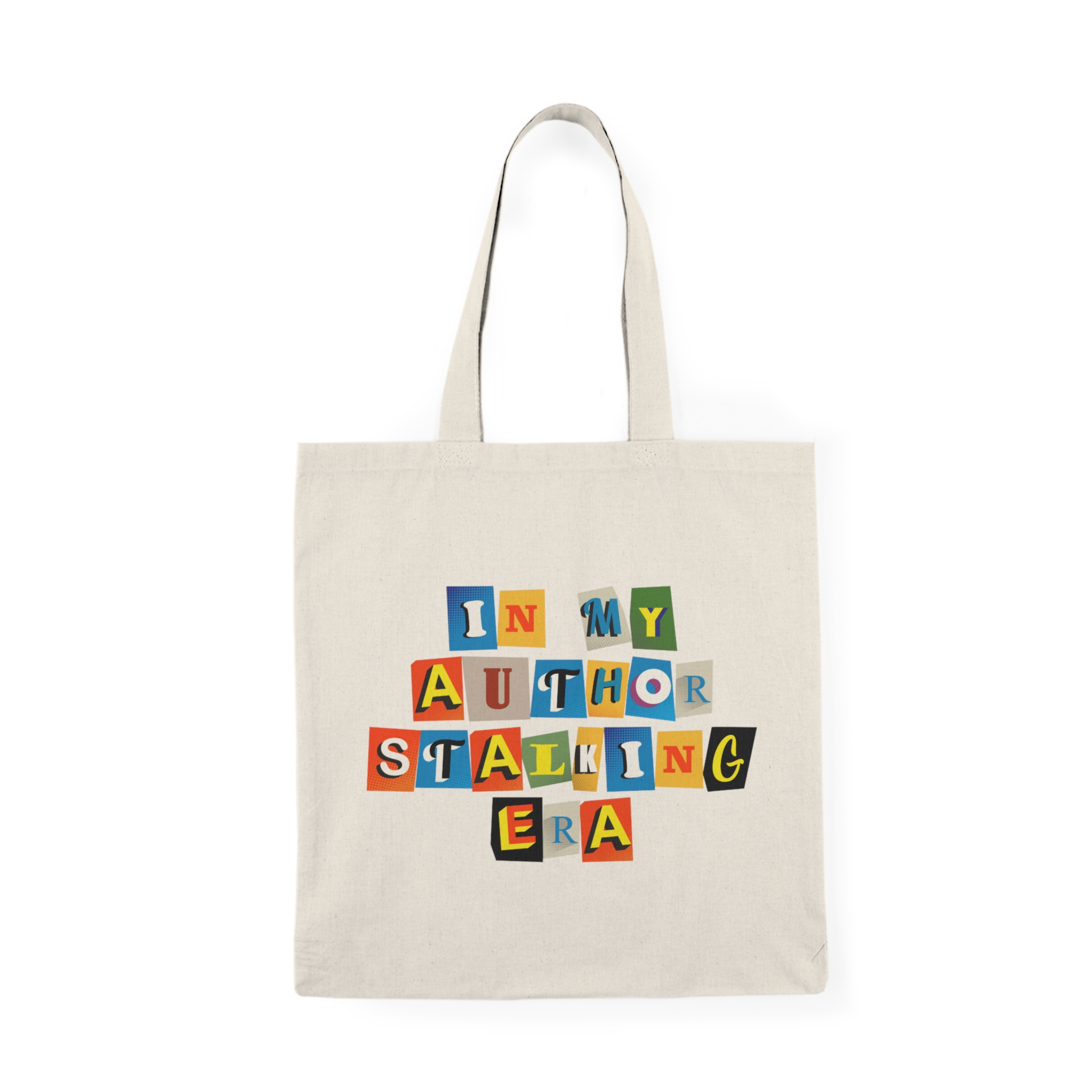 Author Stalking Era Natural Tote Bag - Image 2