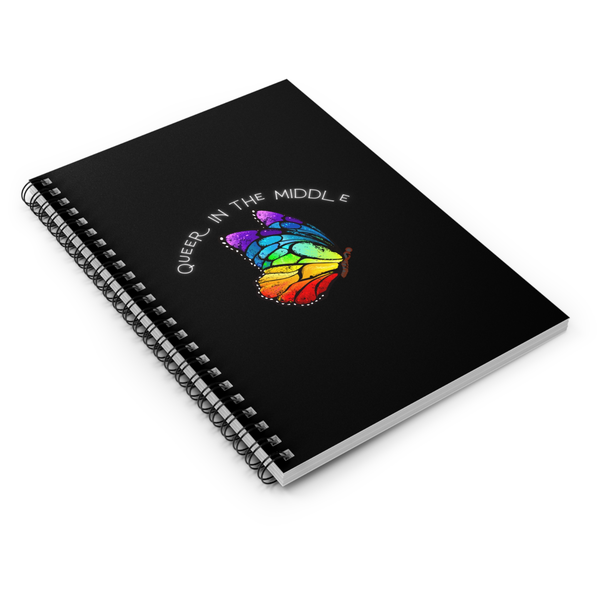 Black Logo Spiral Notebook - Ruled Line - Image 3