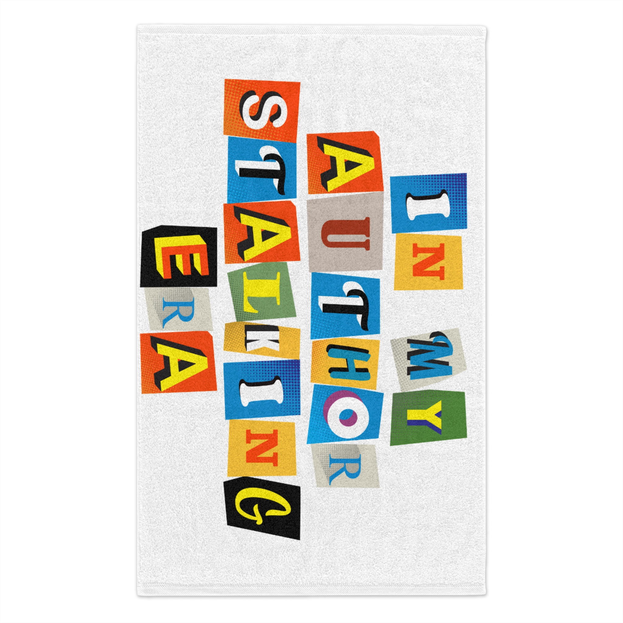 Author Stalking Era Rally Towel, 11x18 - Image 2