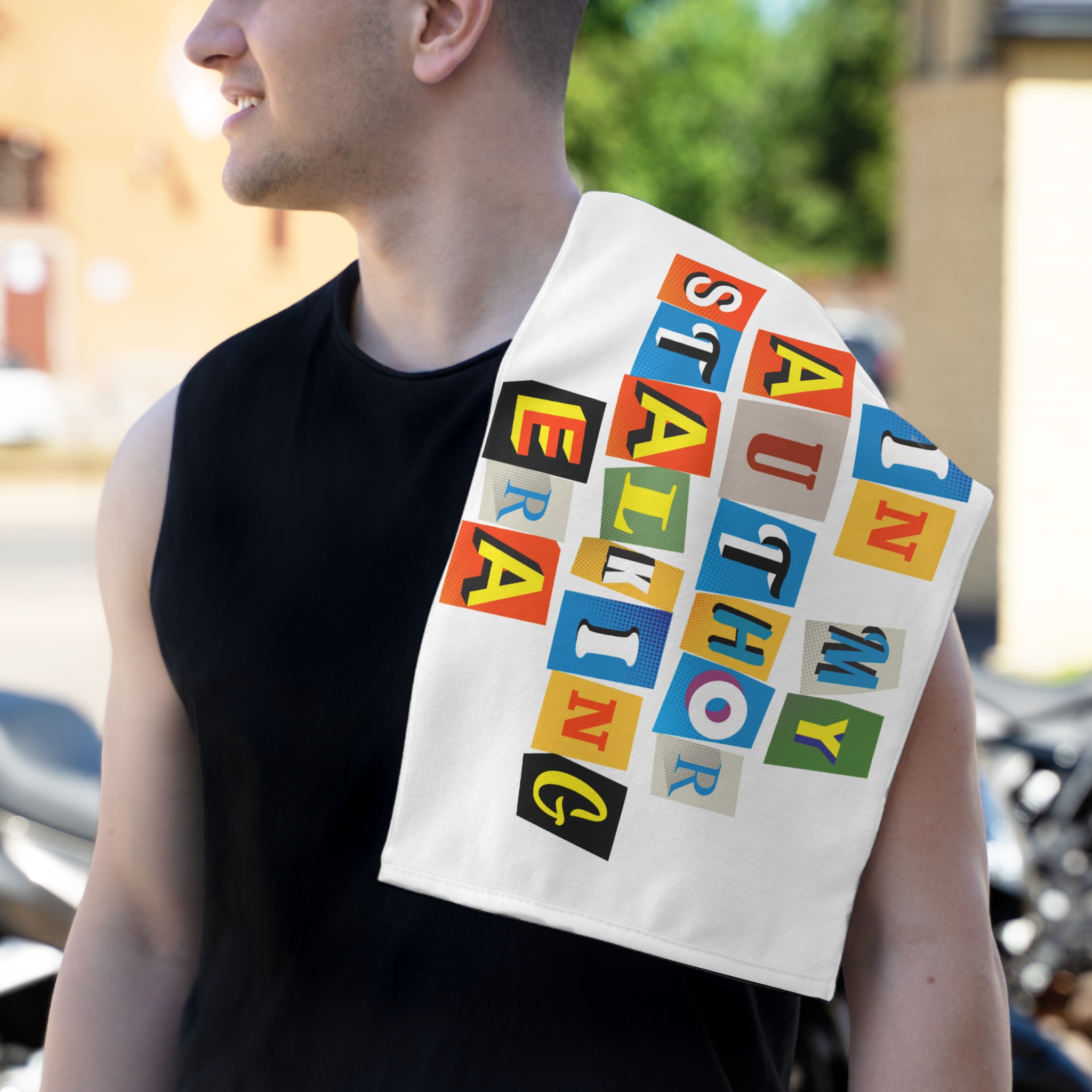 Author Stalking Era Rally Towel, 11x18 - Image 4