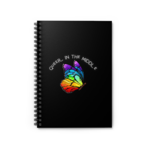 Black Logo Spiral Notebook - Ruled Line